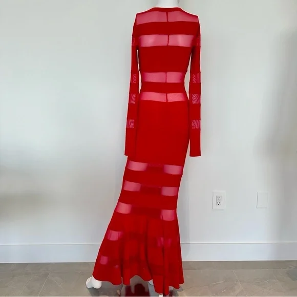 Norma Kamali Spliced Dress Fishtail Gown - Picture 5 of 16